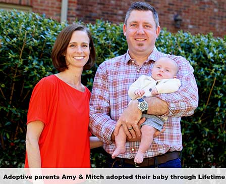 Successful adoptive parents Mitch and Amy