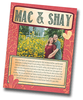 Mac and Shay's adoption profile