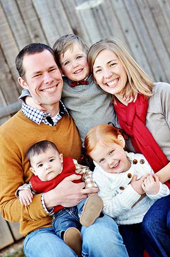 Happy adoptive family includes 3 successfully adopted children that Lifetime Adoption is happy to say few birth moms change their mind