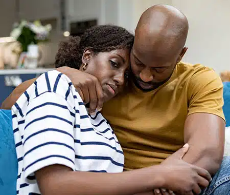 husband and wife connecting