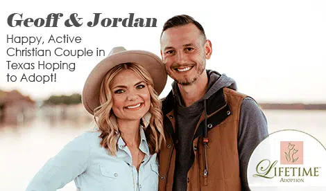 Adoptive parents for my baby, Geoff and Jordan