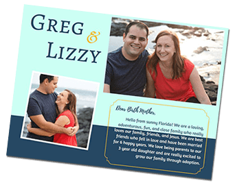 Greg and Lizzy's adoption profile