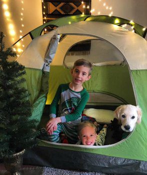 camping in your own living room fun
