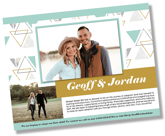 Geoff and Jordan's full adoption profile