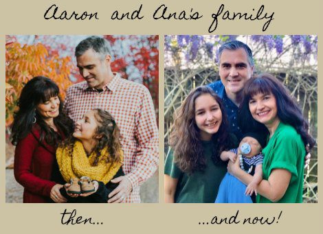 Aaron and Ana's family grew through domestic infant adoption!