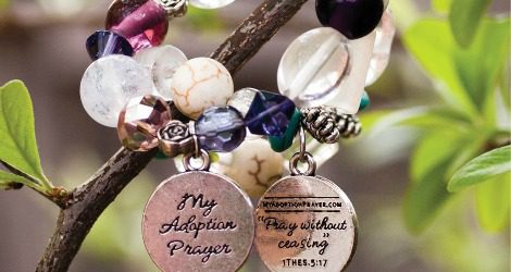 an Adoption Prayer Bracelet is a great way to remember to pray for adoption
