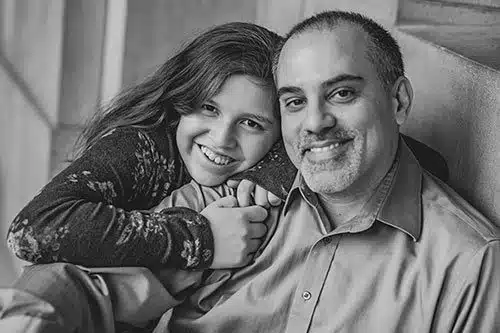 Adoptee Arianna with her dad, Tim Elder of Infant Adoption Podcast