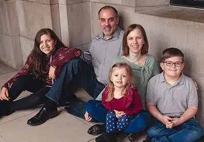 Tim and Tisha with their three children