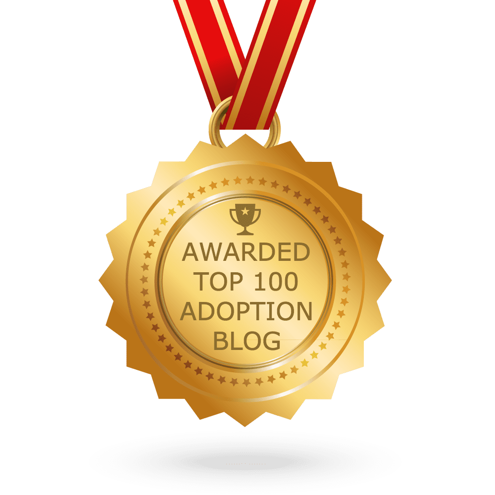 adoption blog award