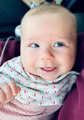 Amilia is such a happy baby!