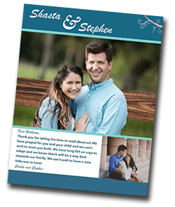 Stephen and Shasta's adoption profile
