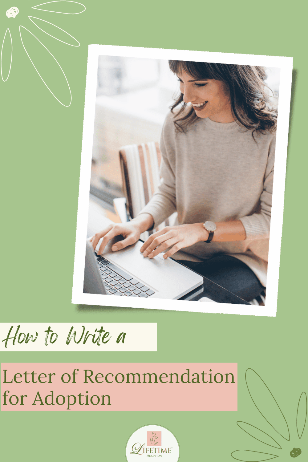 Pinterest pin for How to Write a Letter of Recommendation for Adoption