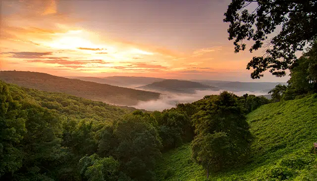 Arkansas A scenic landscape of Arkansas near to where Lifetime Adoption is located.