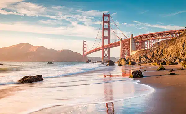 Golden Gate Bridge in California