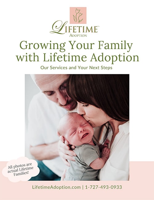 Lifetime Adoption Information Packet front page