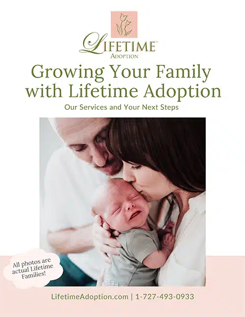 Lifetime Adoption Information Packet front page