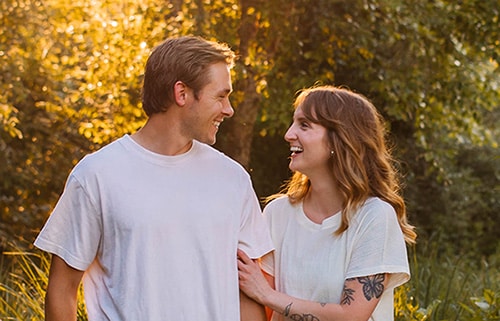 Corbin and Paige, hopeful adoptive parents in Michigan