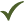green check mark